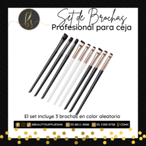 Brochas profesionales para ceja set