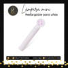 Lámpara mini recargable para uñas
