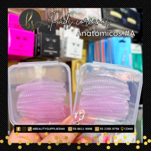 Pads coreanos anatómicos #A para lash lifting