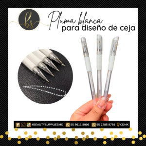 Pluma Blanca para diseño de ceja